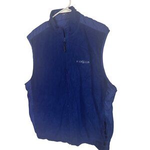 Greg Norman reversable blue zip vest size L
